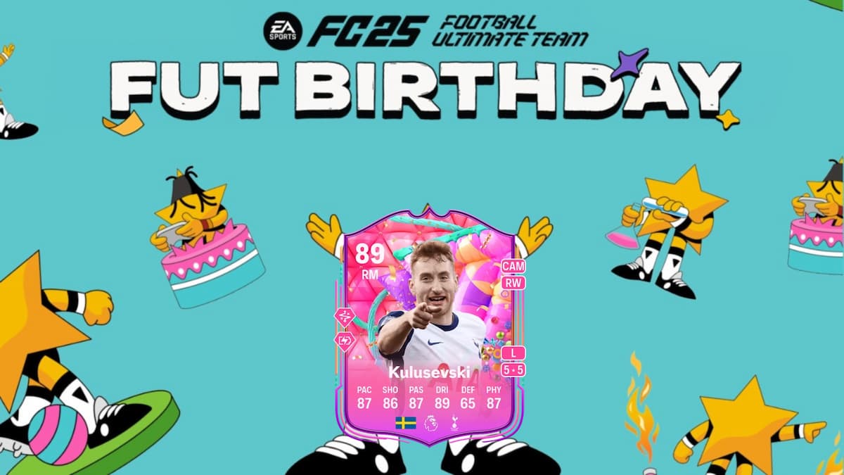 EA FC 25 Dejan Kulusevski FUT Birthday card