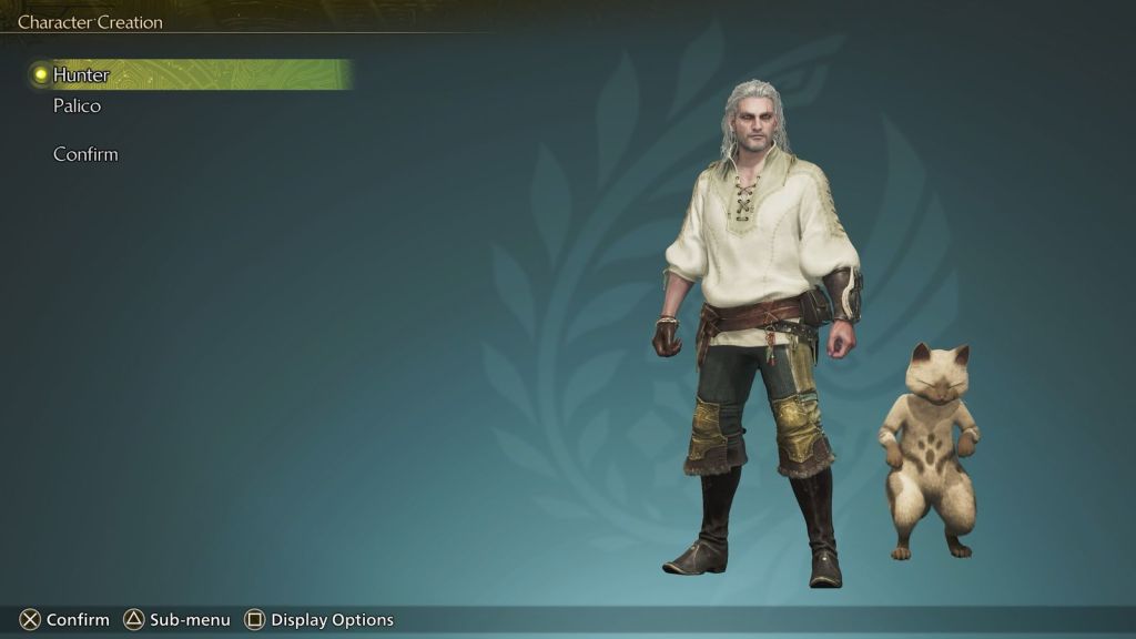 Image of Geralt in Monster HunterWilds