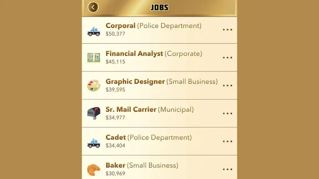 BitLife police officer job