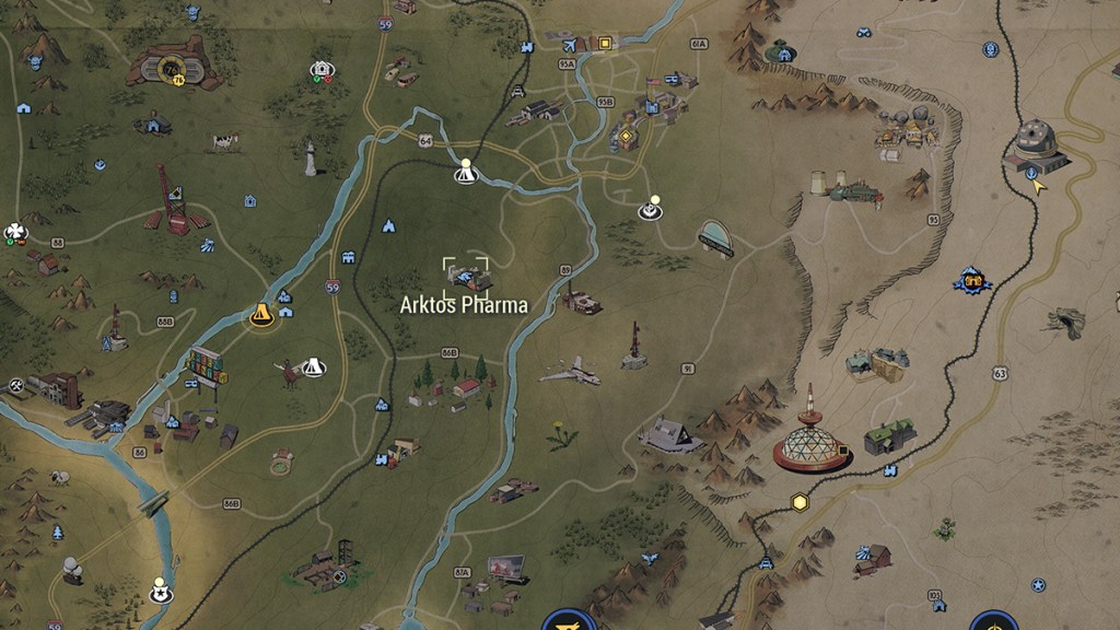 fallout 76 arktos pharma location