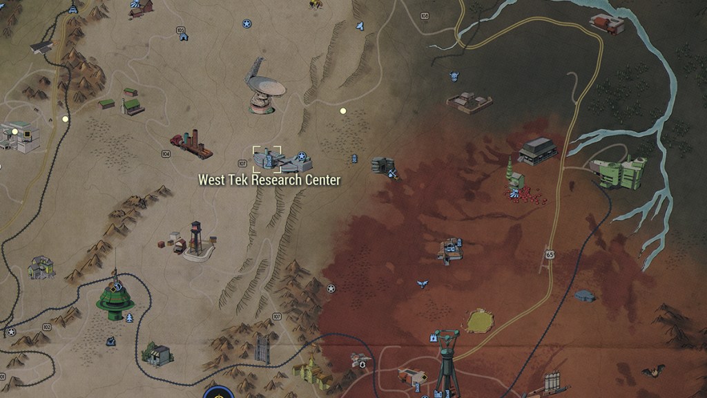 fallout 76 west tek research center location