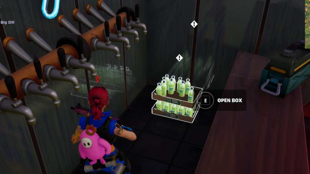 Fortnite drink box for Big Dill's party