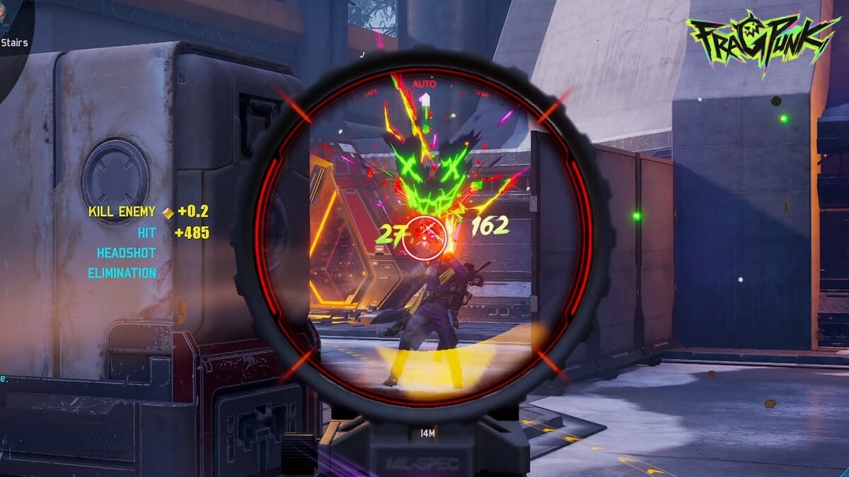 an image of a player shooting a weapon in FragPunk