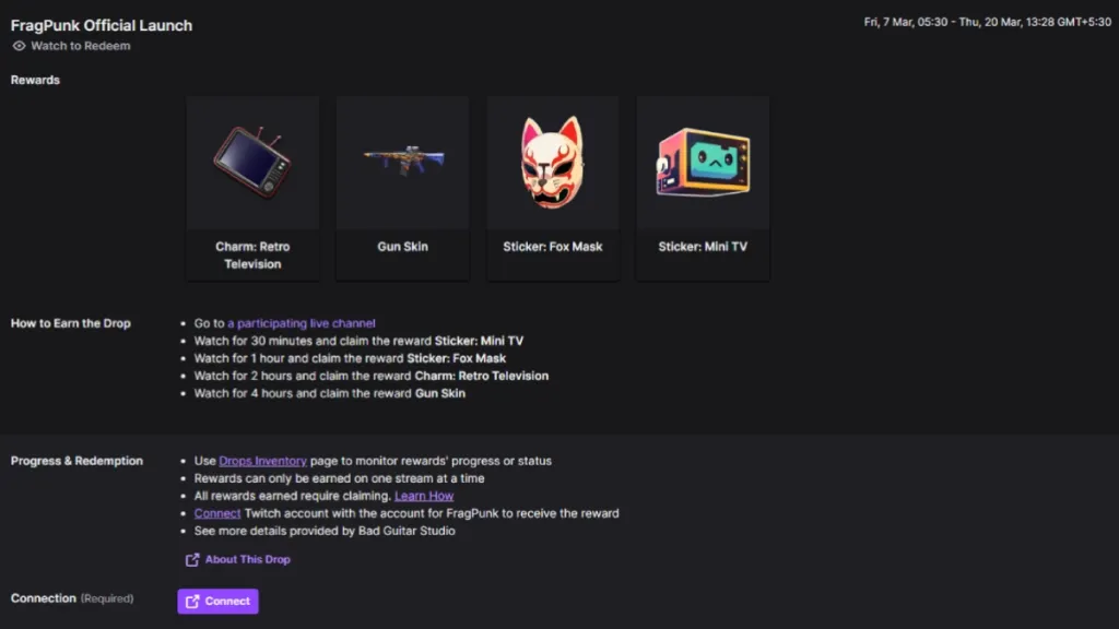 an image of Fragpunk twitch drops