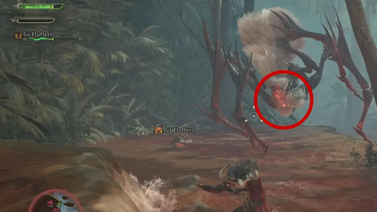 Lala Barina wound in MH Wilds