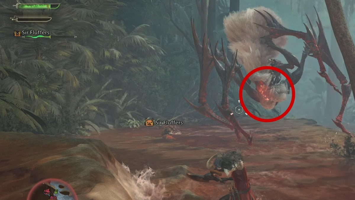 Lala Barina wound in MH Wilds