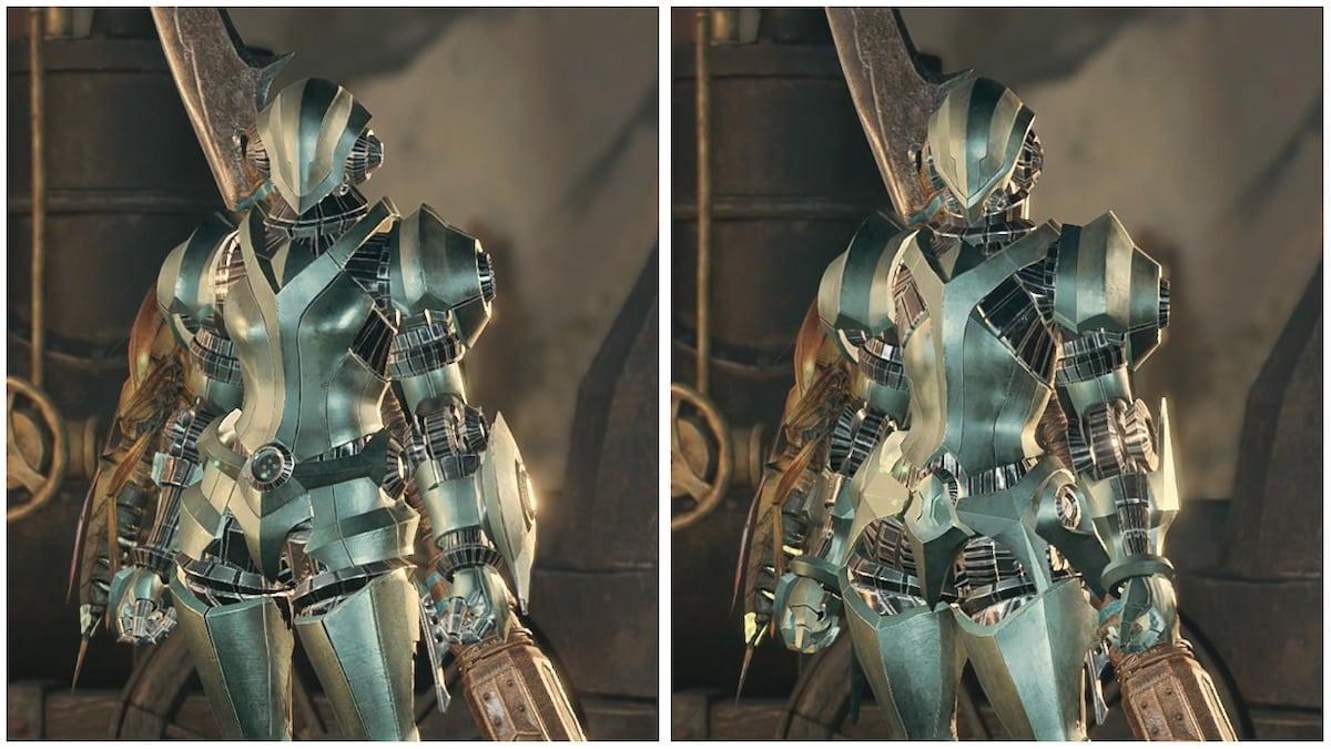 Two different versions of the Artian Armor