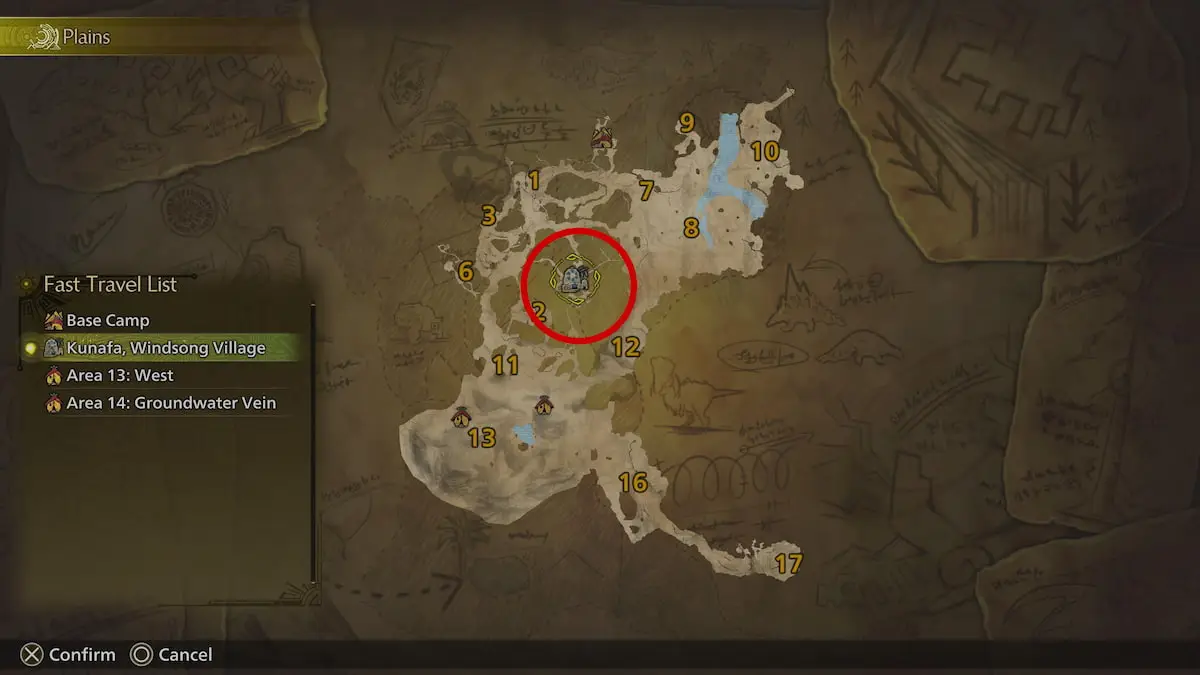 Kunafa Village map icon