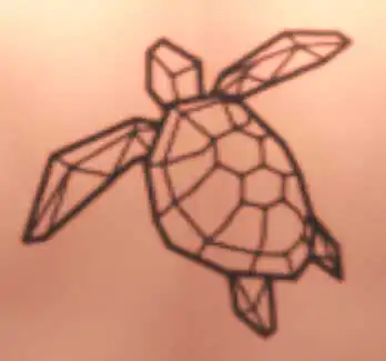 Turtle tattoo stamp in The Sims 4