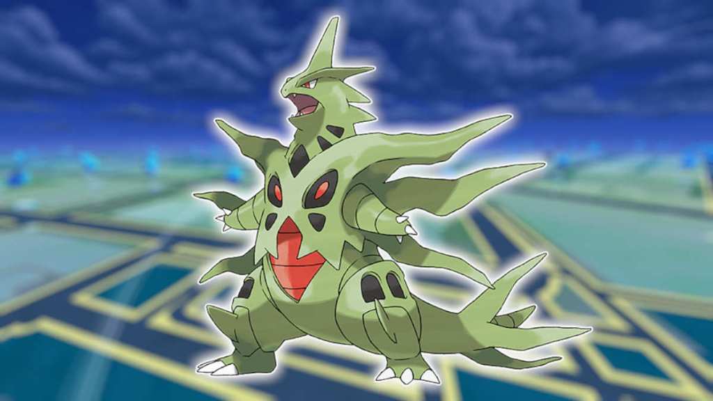 Mega Tyranitar as seen in Pokémon GO