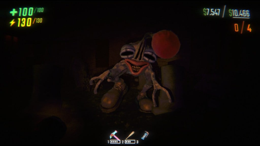 R.E.P.O in-game screenshot of the Clown monster.