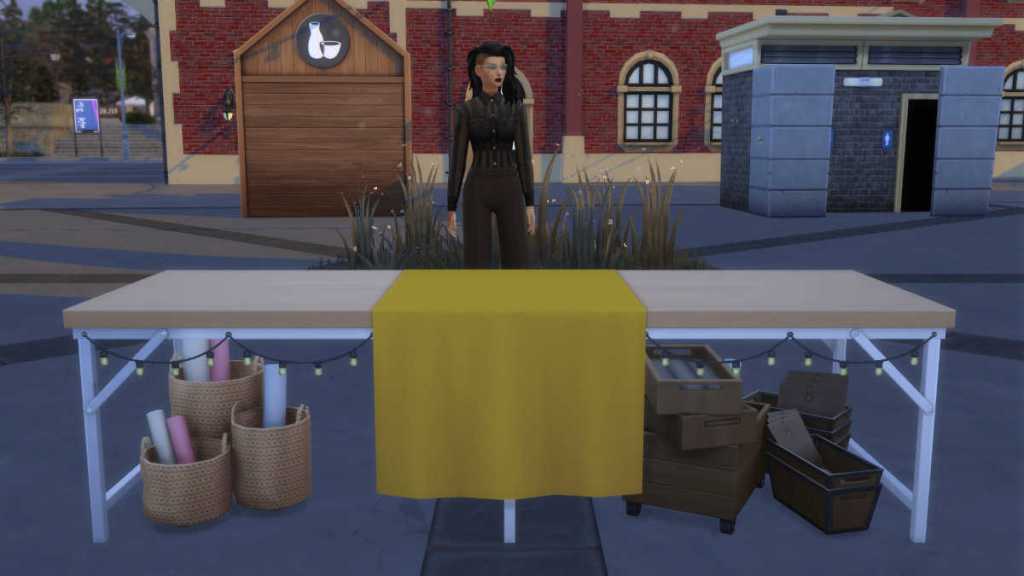 A Selling Table in Nordhaven in The Sims 4