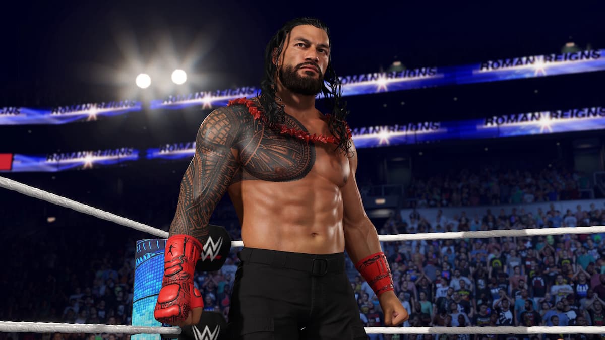 An image of Roman Reigns in WWE 2K25