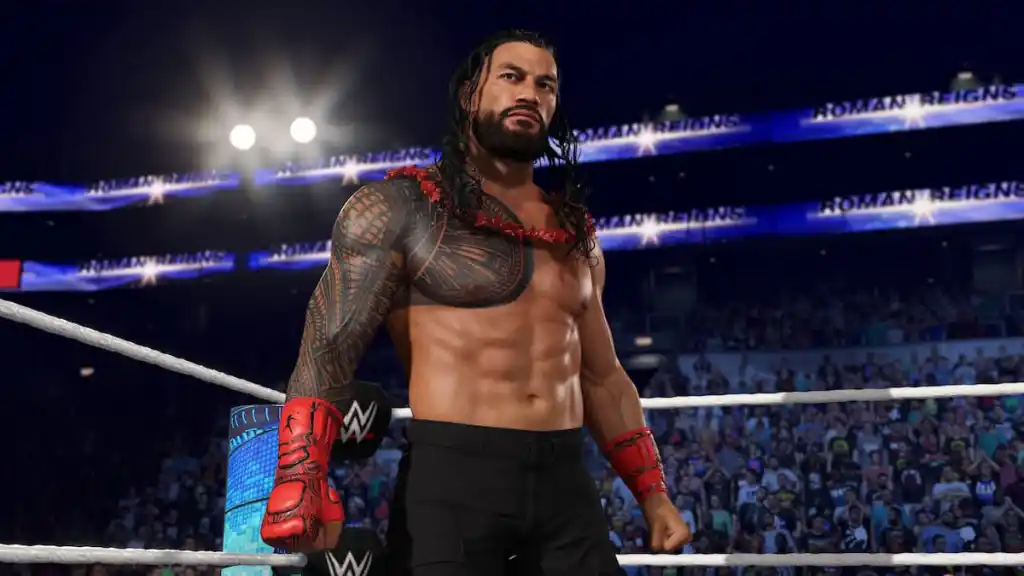 An image of Roman Reigns in WWE 2K25