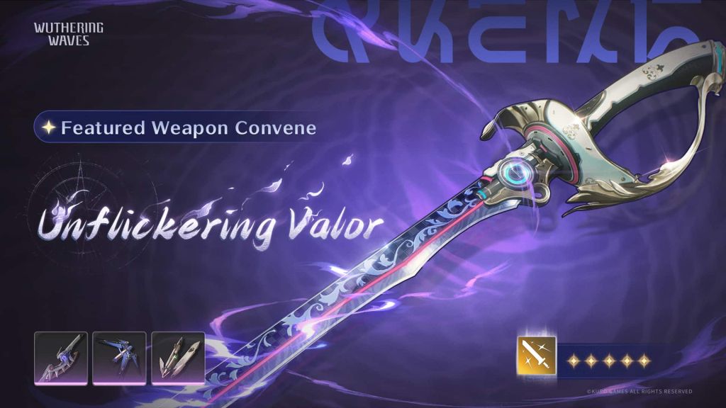 Wuwa 2.1 Unflickering Valor banner