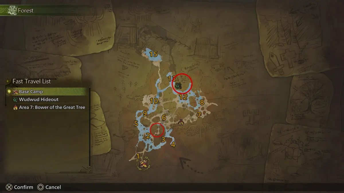 Glass Algae locations in MH Wilds