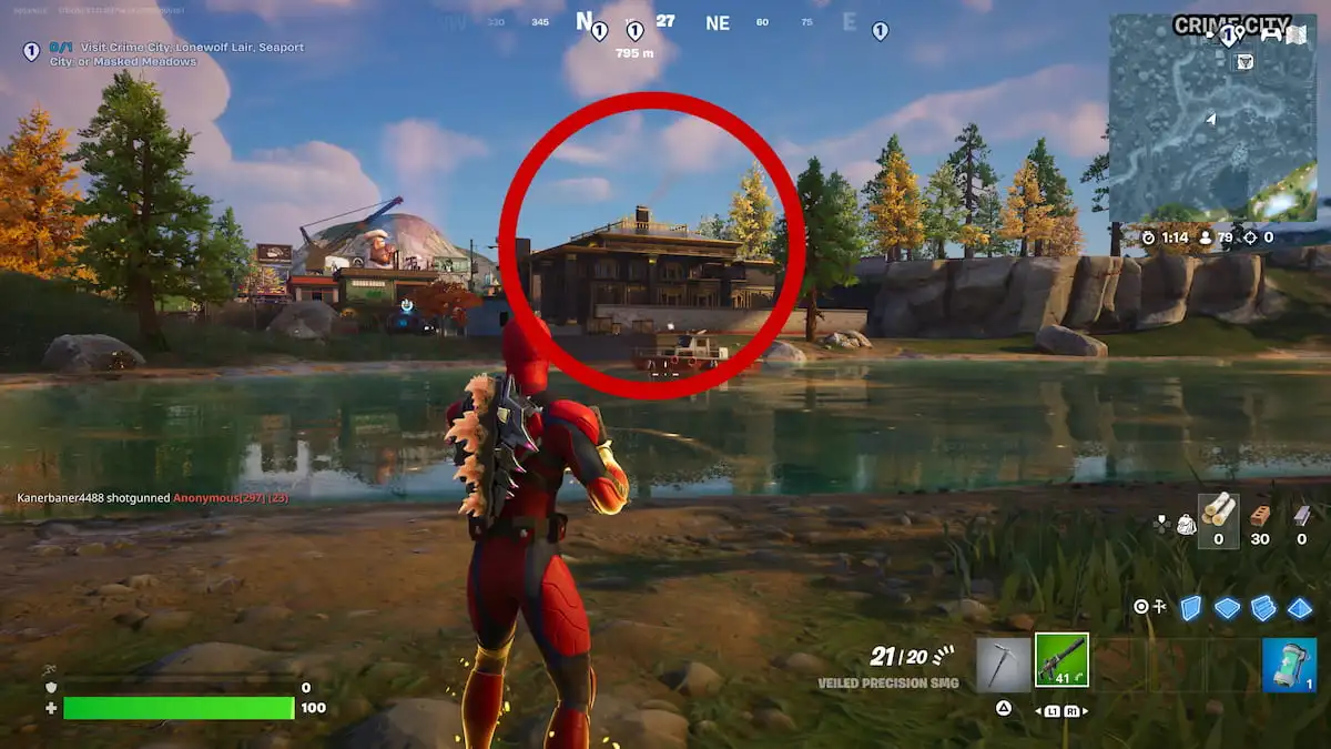 Bank building in Fortnite Chapter 6 map